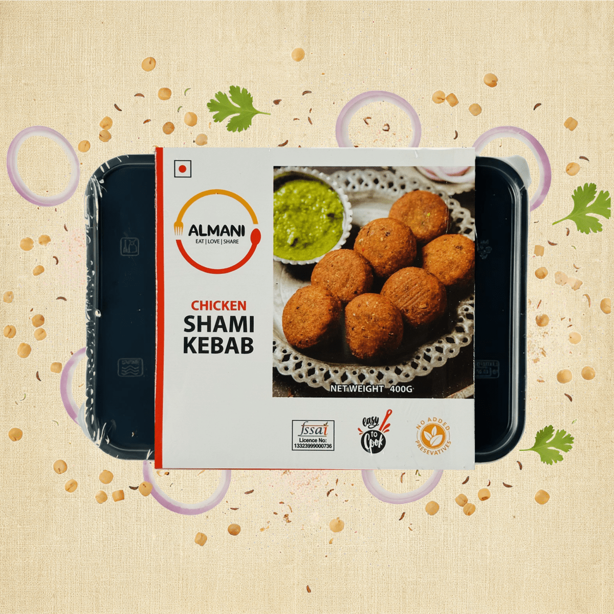 Almani Chicken Shami Kebab - Almani