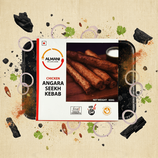 Almani Chicken Angara Seekh Kebab - Almani