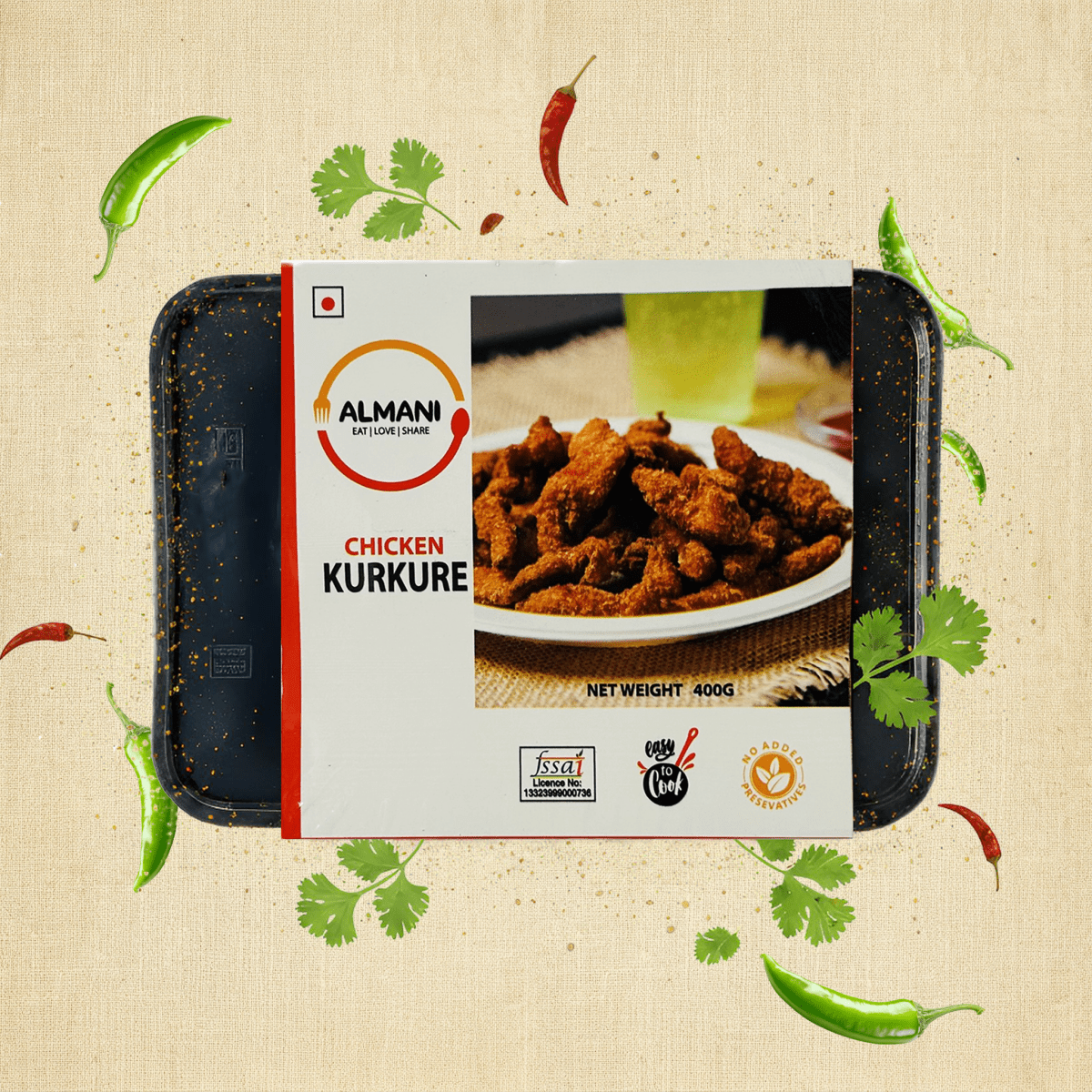 Almani Chicken Kurkure - Almani