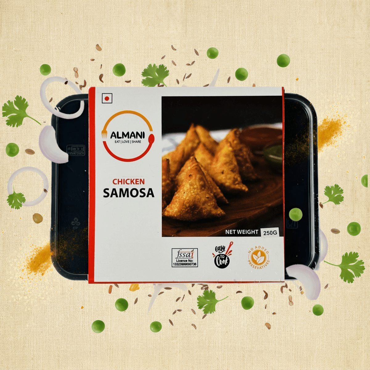 Almani Chicken Samosa - Almani