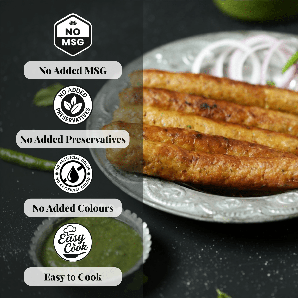 Almani Chicken Seekh Kebab - Almani