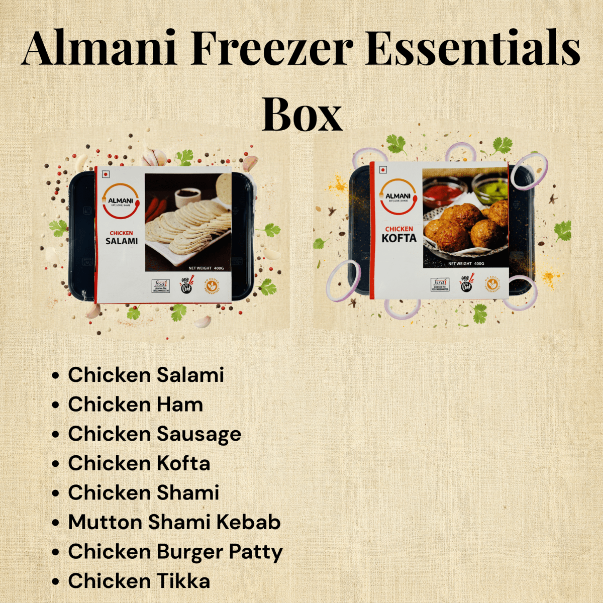 Almani Freezer Essentials Box - Almani