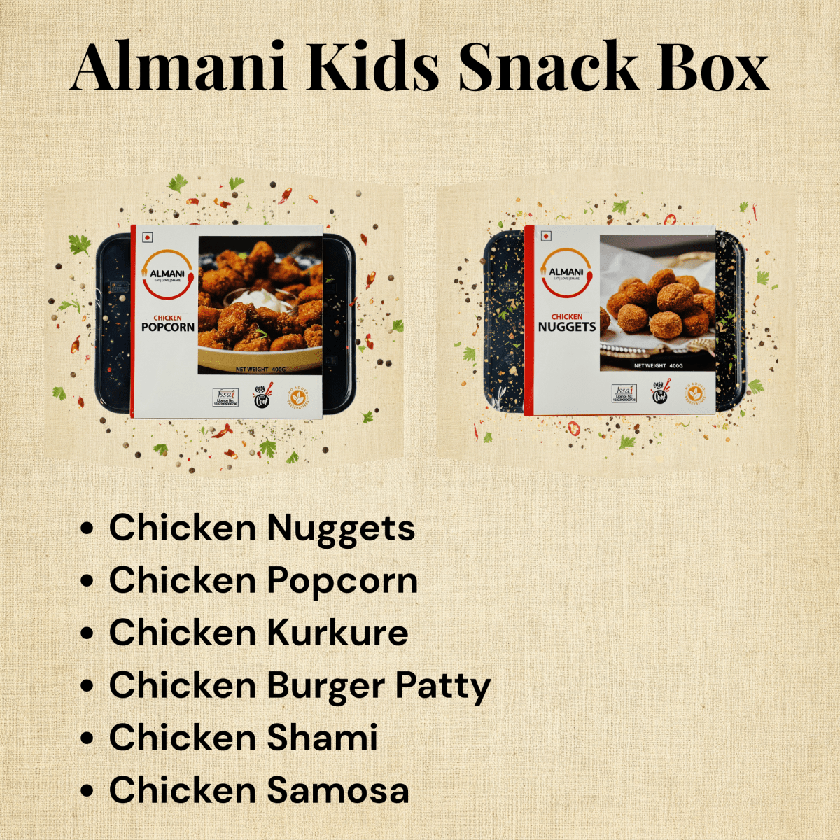 Almani Kids Snack Box - Almani